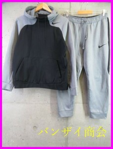 2230b15◆良品です◆セットアップ◆NIKE ナイキ フーディ ジャージパーカー 上下 M-L/ジャケット/ウインドブレーカー/ジャージパンツ/男性