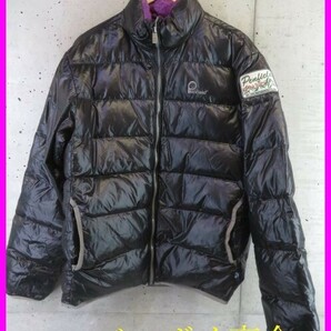 9230b25◆良品です◆最強ダウン◆Penfield ペンフィールド フーディ 羽毛ダウンジャケット L/ブルゾン/アウトドア/マウンテンパーカー/黒の画像1