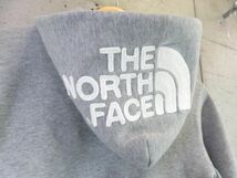 8130b9◆良品です◆キッズサイズ 150cm◆THE NORTHFACE ノースフェイス ロゴ刺繍 裏地起毛 フルジップ スエットパーカー/ジャケット_画像2