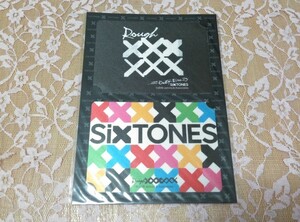 【未開封】 SixTONES ツアーステッカー Rough”xxxxxx” 2019年 グッズ ジェシー 京本大我 松村北斗 森本慎太郎 高地優吾 田中樹