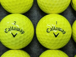 ロストボール　 Callaway キャロウェイ　WARBIRD 【2021年、2023年】イエロー　30個