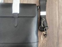 コーチ COACH アウトレット 本革 2WAY ビジネスバッグ ブリーフケース メンズ F75757 ブラック 保存袋付き 新品未使用_画像3