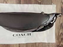 コーチ COACH ウエストバッグ ボディバッグ メンズバッグ レザー ブラック+カモフラ―ジュ メンズ 76845 保存袋付き 新品未使用_画像4