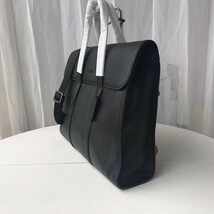 コーチ COACH アウトレット 本革 2WAY ビジネスバッグ ブリーフケース 58097 ブラック 保存袋付き 新品未使用_画像2