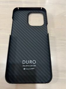 Ultra Slim & Light Case DURO for iPhone 13 Pro カーボン