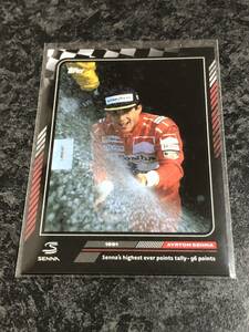 Topps The Story of Senna アイルトン・セナ マクラーレン 1991年 カード #39　即決