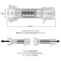 ゴメクサス　リールスタンド46mm　ダイワ エメラルダスカラー EM2_画像4