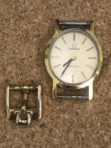 OMEGA オメガ レディース腕時計 ジュネーブ ゴールド 手巻き 可動品 本体尾錠のみ ベルト無し