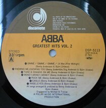 ■中古品■ABBA アバ/greatest hits vol.2(USED LP)_画像3