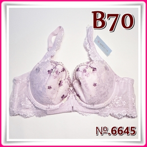 lady's【B70】◆新品◆美胸メイク フロントホックブラ ＜ラベンダーピンク＞◆6645