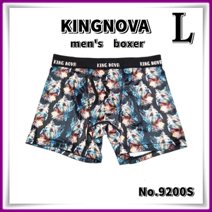 men's【Lサイズ】◆新品◆KINGNOVA◆メンズ ボクサーパンツ＜前開き＞わんこ２◆9200S　Aya