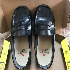  сделано в Японии HARUTA KIDS Loafer 22cm чёрный входить . посещение школы формальный для мужчин и женщин 