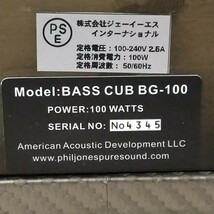 PHIL JONES BASS CUB BG-100 フィルジョーンズ ベースアンプ ベースコンボ 音出し確認済み_画像10