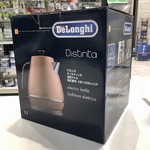 期間限定セール 【未使用】 デロンギ DeLonghi 電気ケトル KBI-1200J-CP