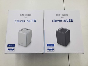 大幅値下げ！ 【未使用】 ドウシシャ ドウシシャ 空気清浄機 cleverinLED ブラック・ホワイト 2点セット UGLC-1062