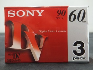 期間限定セール 【未使用】 ソニー SONY 【未使用・未開封】 miniDVテープ 3本パック 3DVM60R3