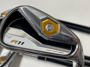 期間限定セール テーラーメイド TaylorMade 【並品】右用アイアン6本 S シルバー ゴールド R11