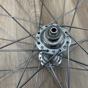 【1円スタート】 シマノ SHIMANO ホイールハブセット DURA ACE HB7700/MAVIC GP-4の画像3