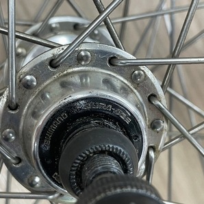 【1円スタート】 シマノ SHIMANO ホイールハブセット DURA ACE HB7700/MAVIC GP-4の画像7