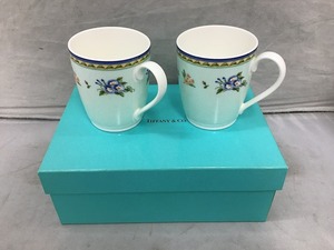 【未使用】 ティファニー TIFFANY & Co. TIFFANY MORNING GLORY カップ2客