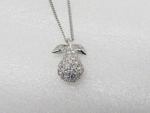 期間限定セール スワロフスキー SWAROVSKI レディース 洋ナシ ネックレス シルバ－_画像5