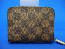 期間限定セール ルイ・ヴィトン LOUIS VUITTON 手のひらサイズの小銭カード入れ ジッピーコインパース 男女兼用 ダミエ・エベヌ N63070_画像5