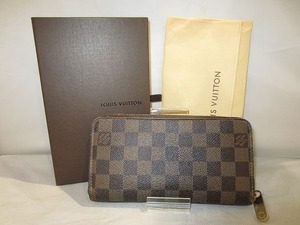 期間限定セール ルイヴィトン LOUIS VUITTON 長財布 ジッピーウォレット ダミエ N60015