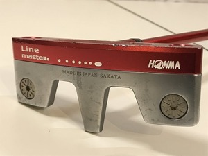 本間ゴルフ HONMA 【並品】右用パター Line　master 星３