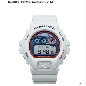 未使用 CASIO G-SHOCK カシオ Gショック DW-6900 2023年 Swallowsモデル 東京ヤクルトスワローズ つば九郎 トリコロール