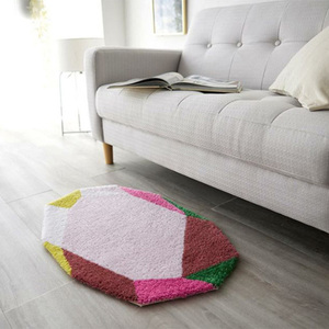 【送料無料】ラグ マット HOME RUG MAT 2024-2025 Gem MAT/NO.143-02063 #18 ピンク 45x70cm