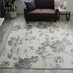 【送料無料】ラグ マット HOME RUG MAT 2024-2025 Felicia/No.134-41086 #9 グレー 190x190cm