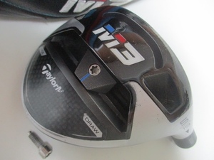 【テーラーメイド】TaylorMade M3 5W 19°／ヘッドカバー付き／ヘッド単品