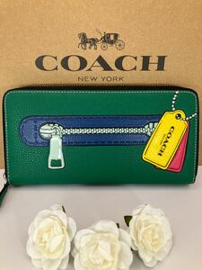 新品未使用　coachコーチ トリンプイユ　長財布