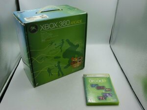 【中古現状品・通電確認済】XBOX 360 ARCADE 本体 コントローラー×2 ACアダプター AVケーブル 1FA3-T100-3MA411