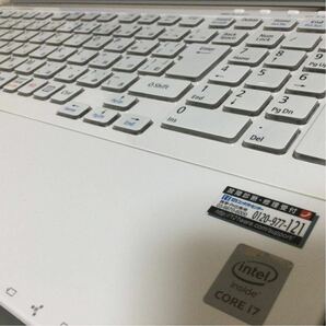 ☆超美品☆最上級Core-i7☆タッチパネル☆新品メモリ16GB+新品SSD 1TB/LAVIE/NS750B/Bluetooth/Windows11/LibreOffice/Blu-ray/Webカメラの画像5