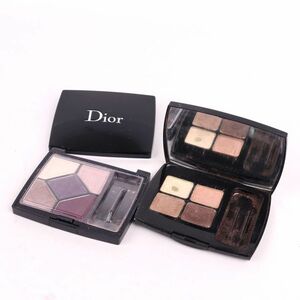  Dior / Lancome eyeshadow 2 point set chip less defect have together cosme lady's DIORetc.