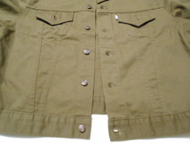 美品 ビンテージ LEVI'S リーバイス 70505 コットンツイル ジャケット 50 USA製 米国製 70s 検) Gジャン BIG E 3rd デッドストック_画像9