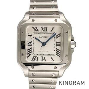  Cartier Santos de Cartier MM WSSA0029 унисекс наручные часы sss[ б/у ]