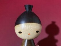 ｃ◆**　創作こけし　１点　山中三平 作　のどか　紙箱付き　コケシ　KOKESHI　民芸品　郷土玩具　/　B5_画像5