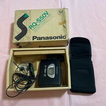 ジャンク 非稼働 パナソニック Panasonic カセットプレーヤー RQ-S50V カセットウォークマン _画像1