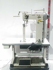 (家庭用100V) JUKI ジューキ ハイポストベッド1本針本縫総合送りミシン PLC-1691 工業用ミシン 動作良好 ※店舗引取り歓迎 A1355