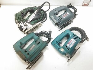 (1円スタート！) ジグソー 4点セット 日立 CJ 110MV / FCJ 65V2 ＆ makita マキタ 4323 / 4301SV 切断機 動作良好 A1475