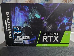 GALAKURO NVIDIA GeForce RTX 3070 8GB dual fan model 玄人志向 動作品