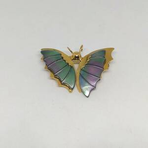 ブローチ 蝶のモチーフ バタフライ 幅約4cm レディースアクセサリー 【4266】