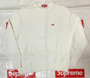 Supreme Textured Small Box Sweater BOXロゴ