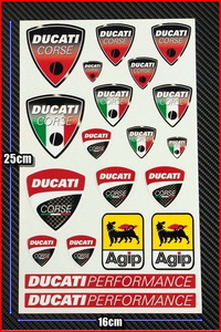 DUCATI ドカティ Agip ステッカー S041