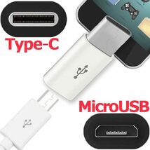 変換アダプター 黒５個　マイクロUSB(Micro) → Type-C (USB-C/タイプC) 　USBケーブル端子コネクタ変換アダプタ　充電_画像3