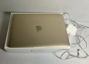 ジャンク アップル(APPLE) MLHE2J/A MacBook 12インチ (Early 2016) Retinaディスプレイ Core m3 1.1GHz/8GB/SSD 256GB ゴールド