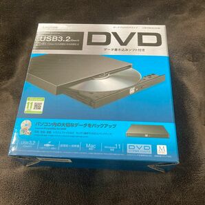 新品　ロジテック DVDドライブ USB3.2 windows/Mac/Surface対応 サイバーリンク データ書き込みソフト付