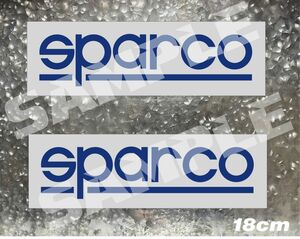 Sparco スパルコ２枚　カッティングステッカー